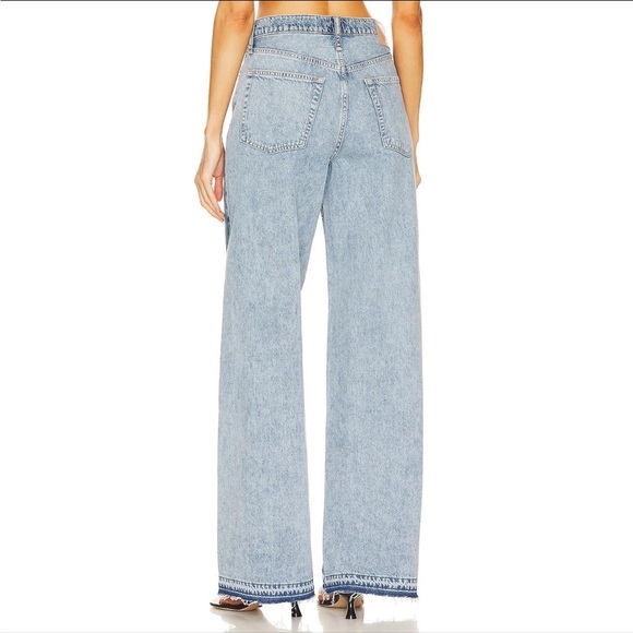 Rag & Bone Sofie Hight Rise Ultra Wide Leg Jeans 24 - Picture 4 of 8